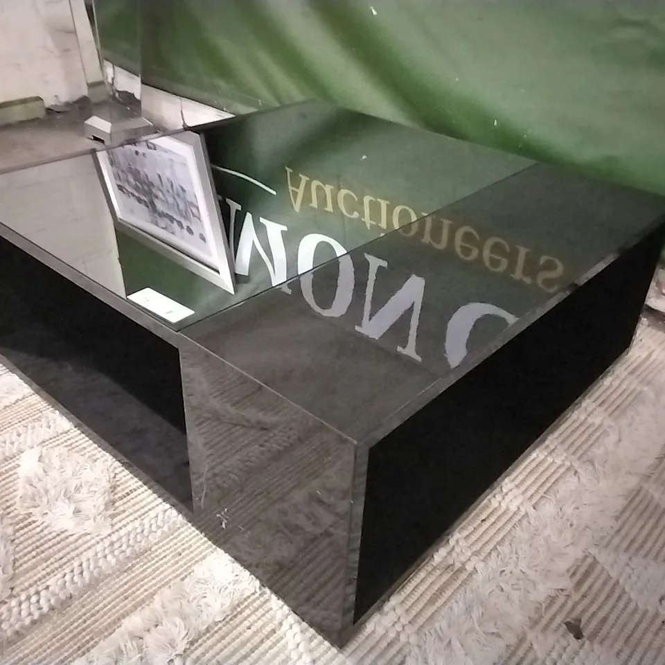 DESIGNER ALF ITALIA NOVECENTO MIRRORED SQUARE COFFEE TABLE  RRP £865