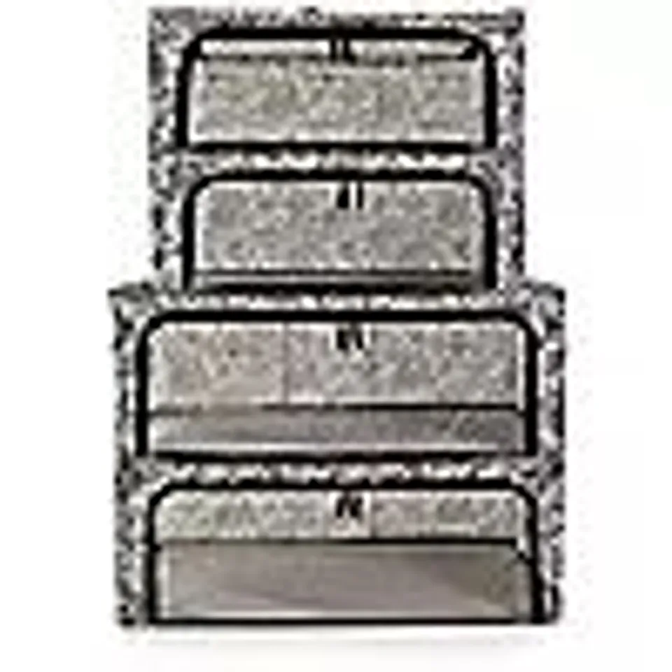 PERIEA SET OF 4 SMART FIT COLLAPSIBLE STORAGE BOXES