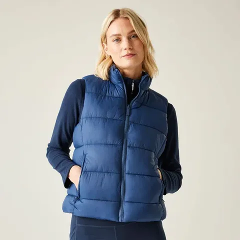 REGATTA WOMENS YEWBANK REVERSIBLE GILET DARK DENIM UK SIZE 18
