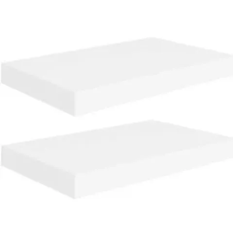 BOXED ARSON 2 PIECE FLOATING SHELF (SET OF 2) - BLACK (1 BOX)