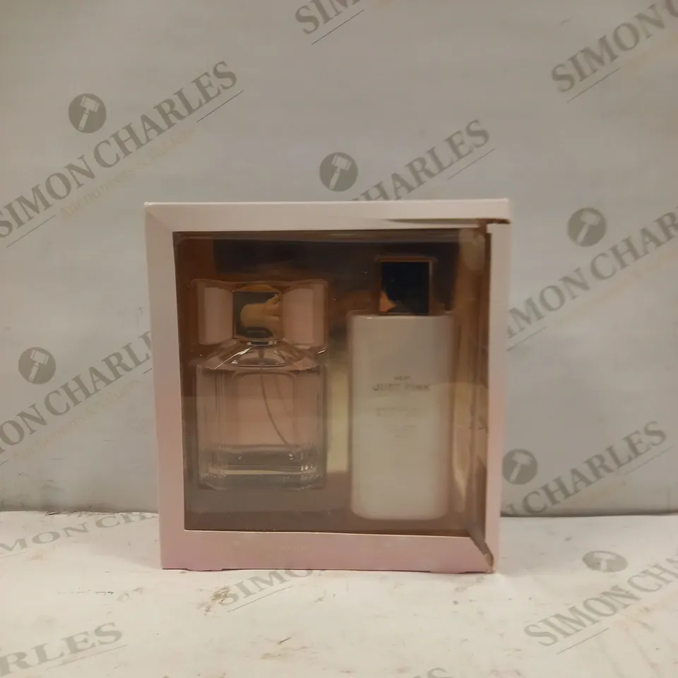 JUST PINK EAU DE PARFUM GIFT SET, BODY LOTION & PERFUME