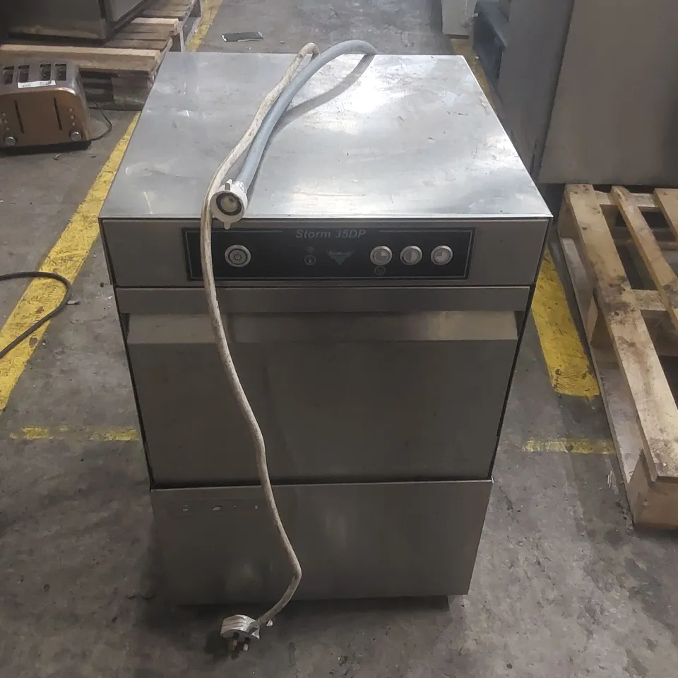 BLIZZARD STORM 35DP COMMERCIAL UNDERCOUNTER GLASS WASHER