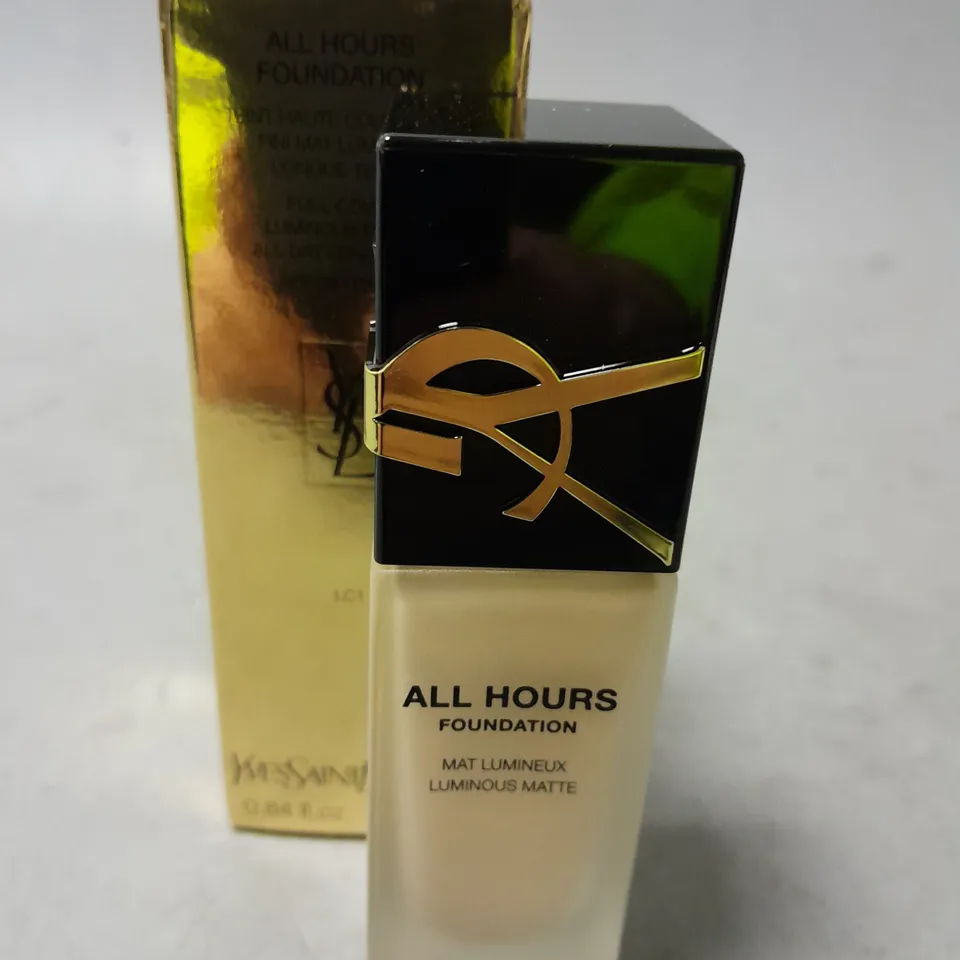 YVES SAINT LAURENT ALL HOURS FOUNDATION SHADE LC1 25ML