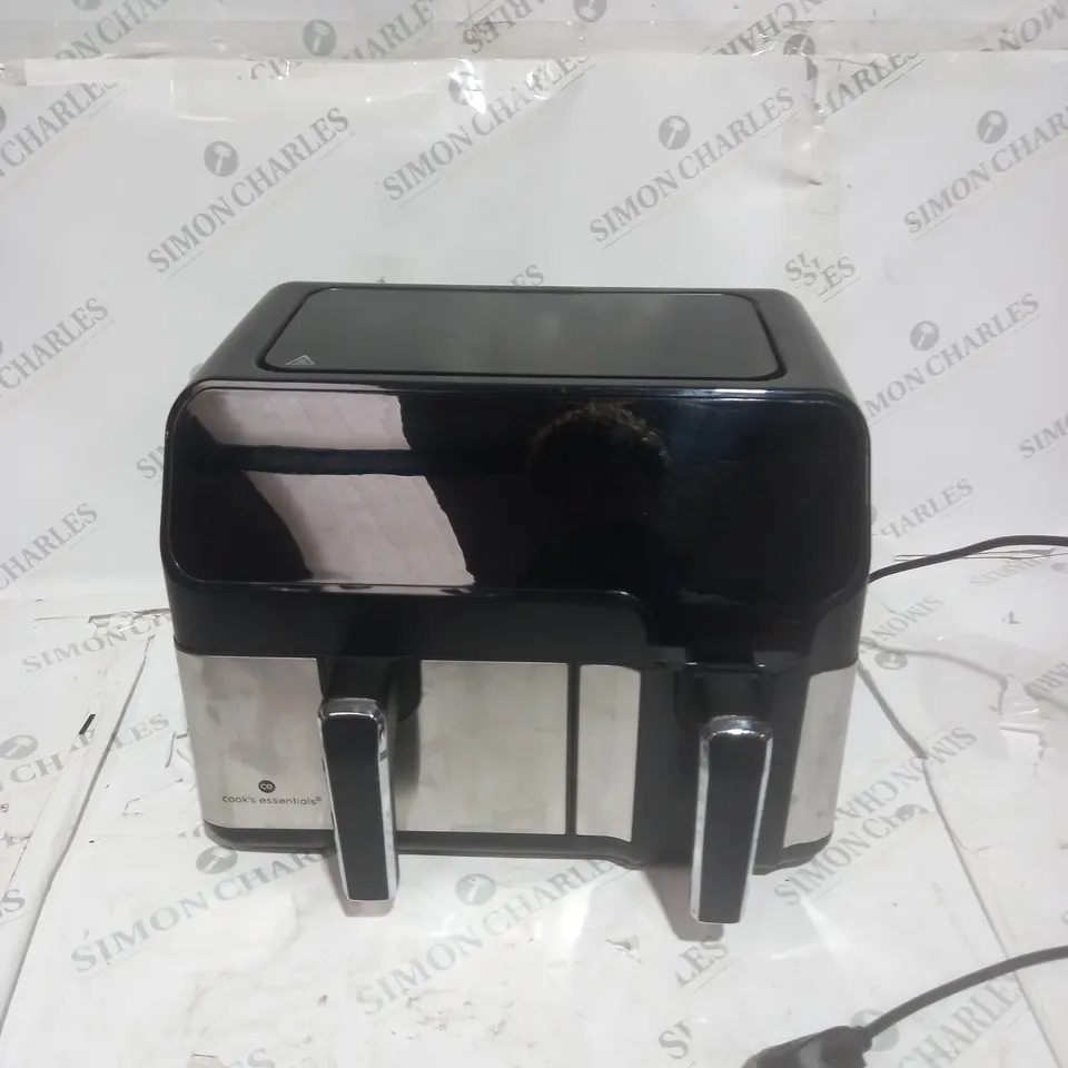 BOXED COOK'S ESSENTIALS 7.7L DUAL AIR FRYER 
