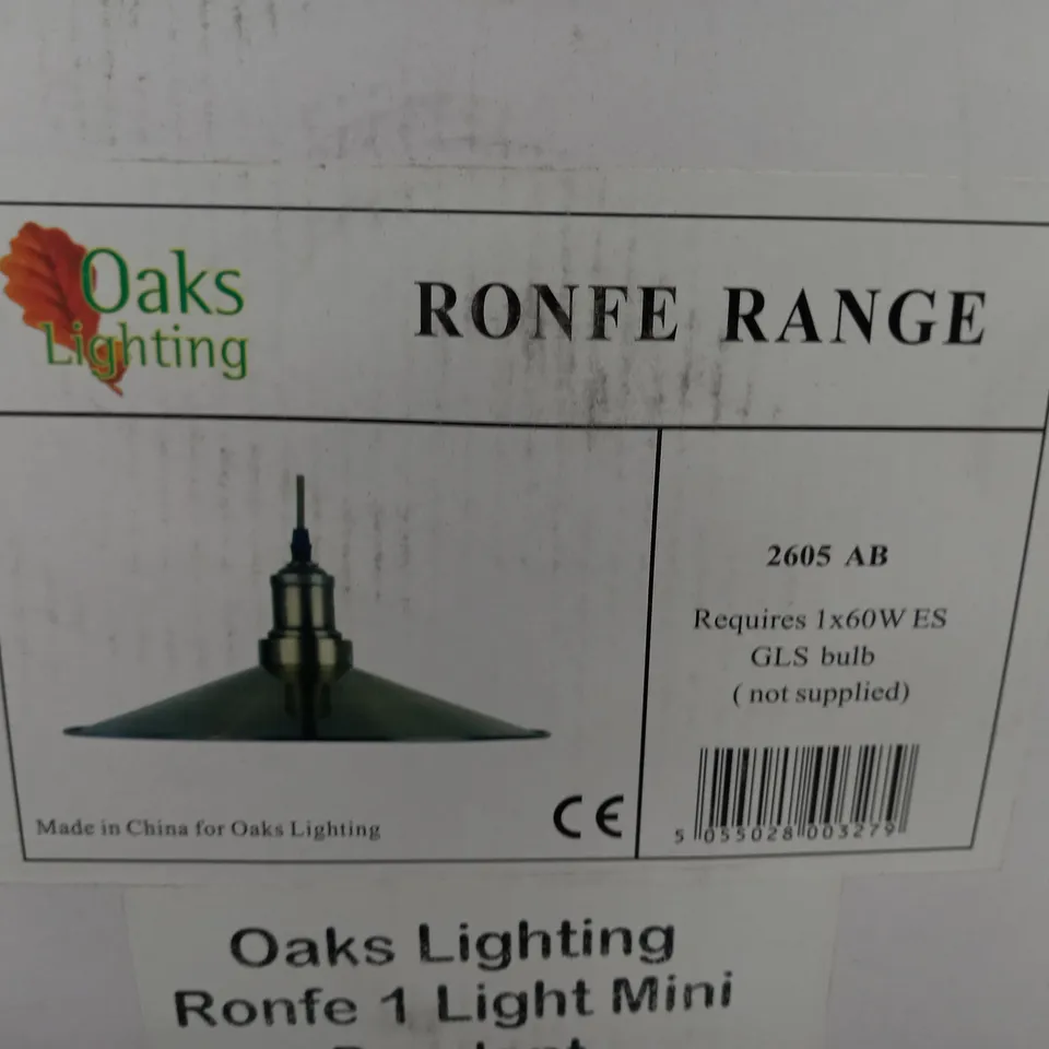 OAKS LIGHTING RONFE 1-LIGHT MINI PENDANT