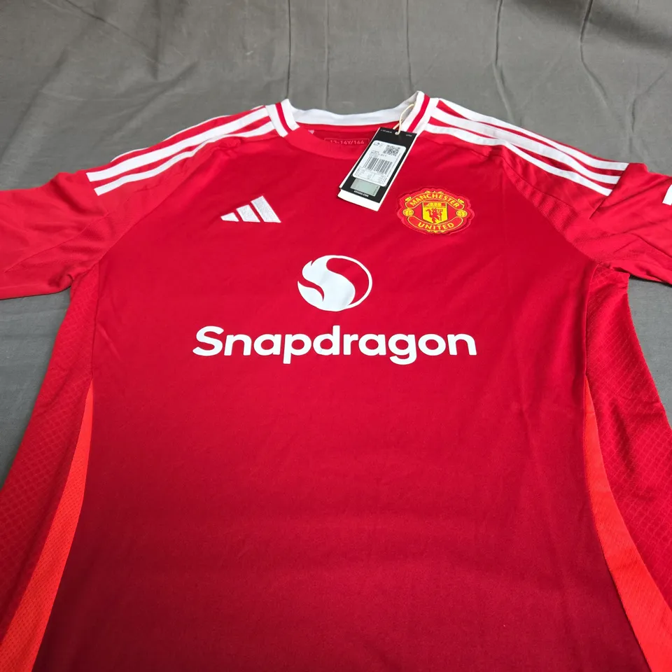 MANCHESTER UNITED FC HOME JERSEY SIZE 13/14 YEARS - KIDS