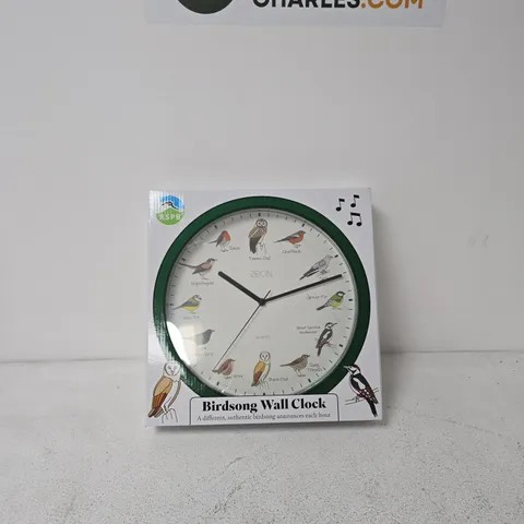 RSPB BIRDSONG WALL CLOCK