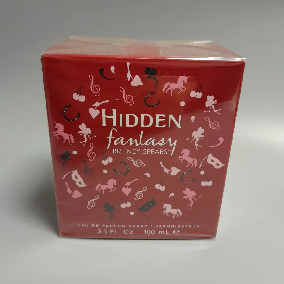 SEALED HIDDEN FANTASY BRITNEY SPEARS 100ML EAU DE PARFUM SPRAY