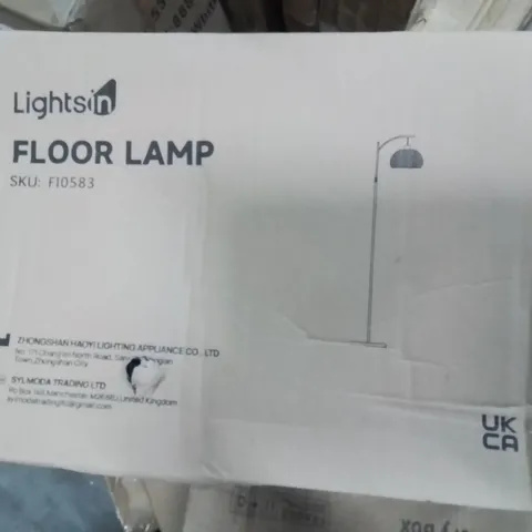 BOXED LIGHTSIN FLOOR LAMP 