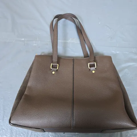 ACCESSORIZE FAUX LEATHER SHOULDER BAG 