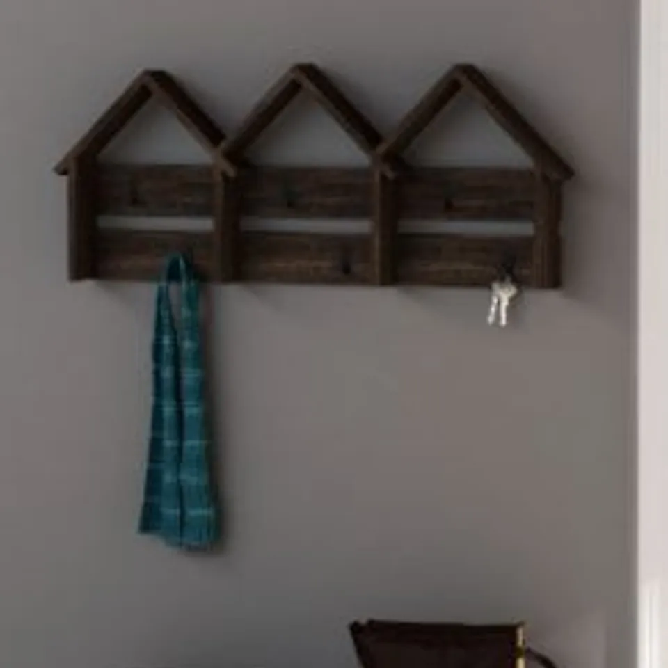 BRAND NEW BOXED VILLAGE COAT RACK - DARK WENGE