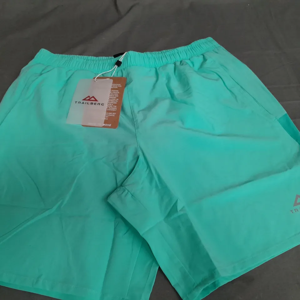 TRAILBERG CLOUD SHORTS IN AQUA - M