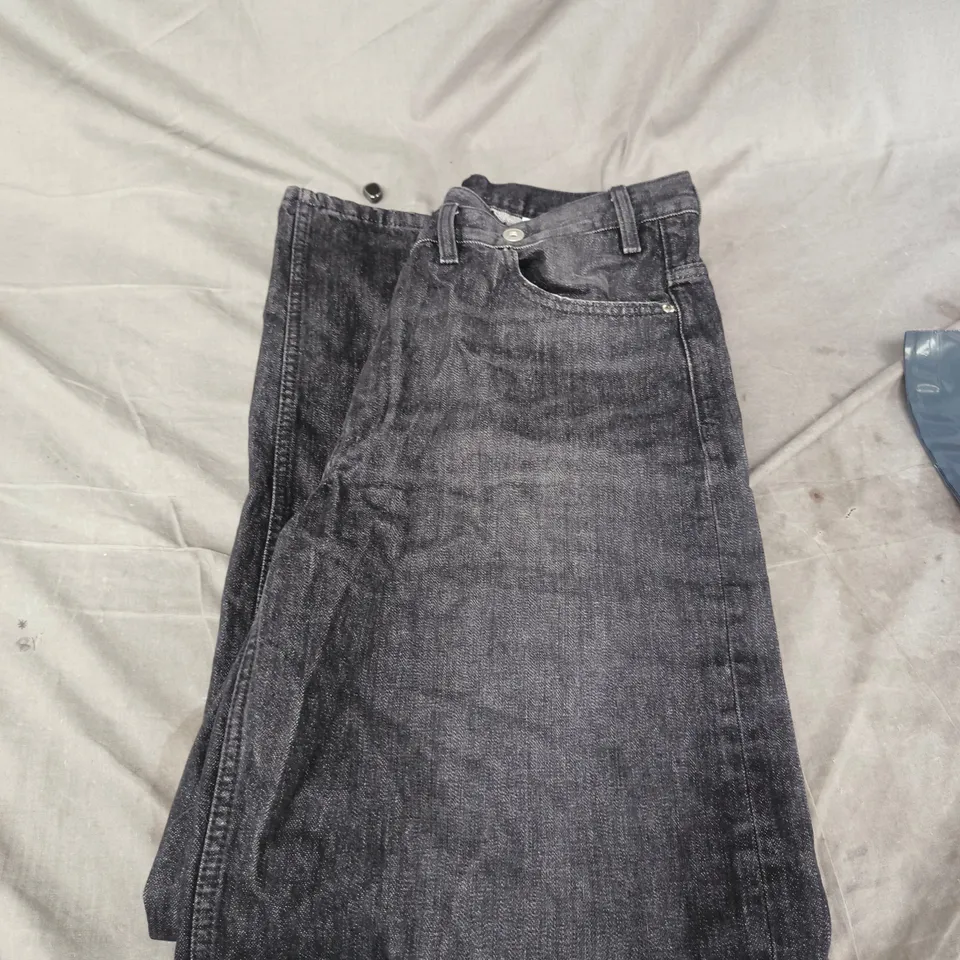 ZARA WOMEN'S DARK DENIM JEANS - UK 12 