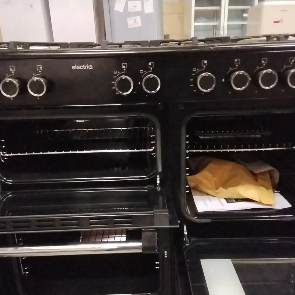 ELECTRIQ 100CM GAS RANGE COOKER – BLACK EQMWM8KGFLA