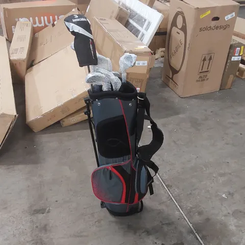 BOXED LONGRIDGE VECTOR + GOLF BAG WITH CLUBS