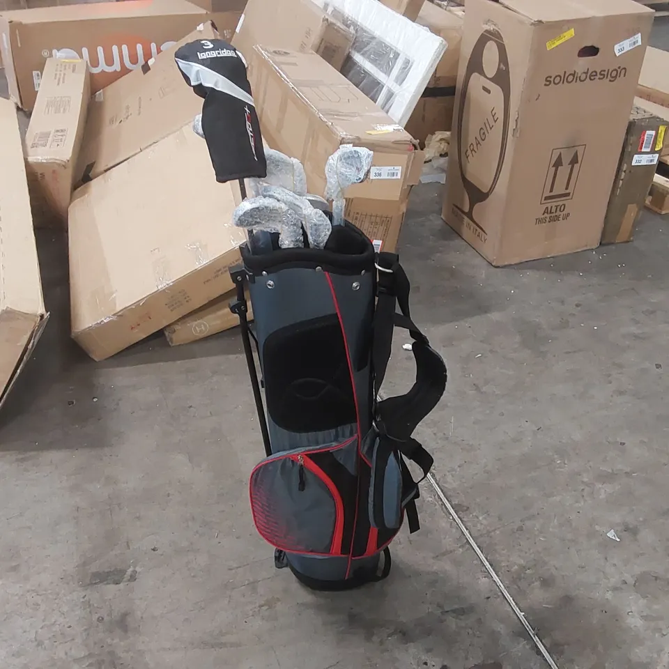 BOXED LONGRIDGE VECTOR + GOLF BAG WITH CLUBS