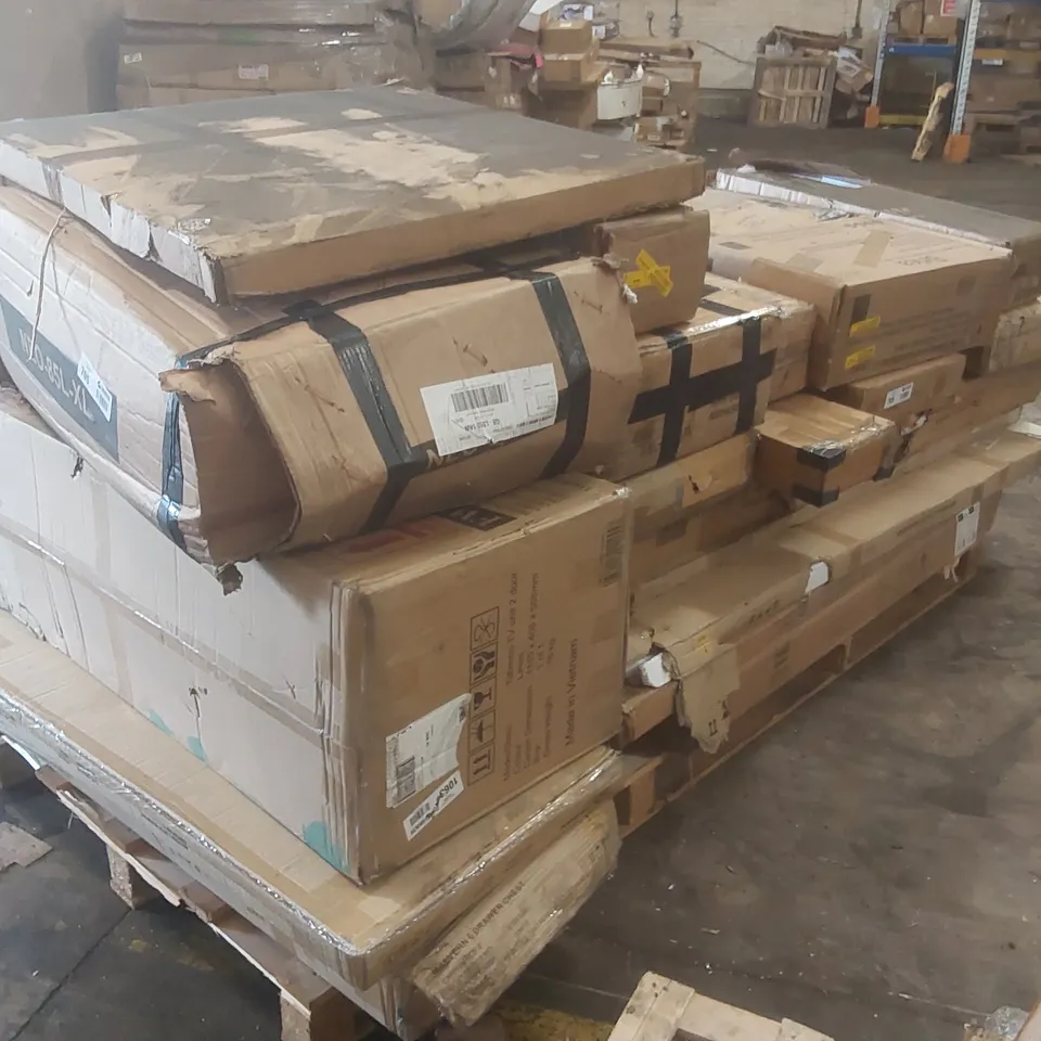 PALLET CONTAINING A VERY LARGE QUANTITY OF ASSORTED FURNITURE PARTS