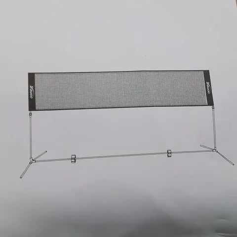 BOXED BADMINTON NET SET UP