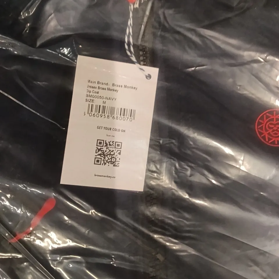 BRAND NEW BRASS MONKEY COAT - NAVY SIZE M