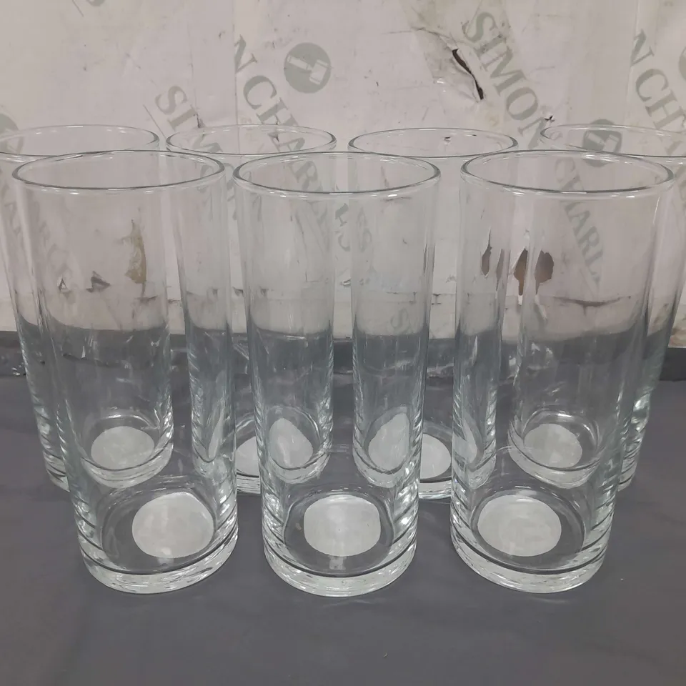 BOX OF APPROXIMATELY 10 HIBALL GLASSES - COLLECTION ONLY
