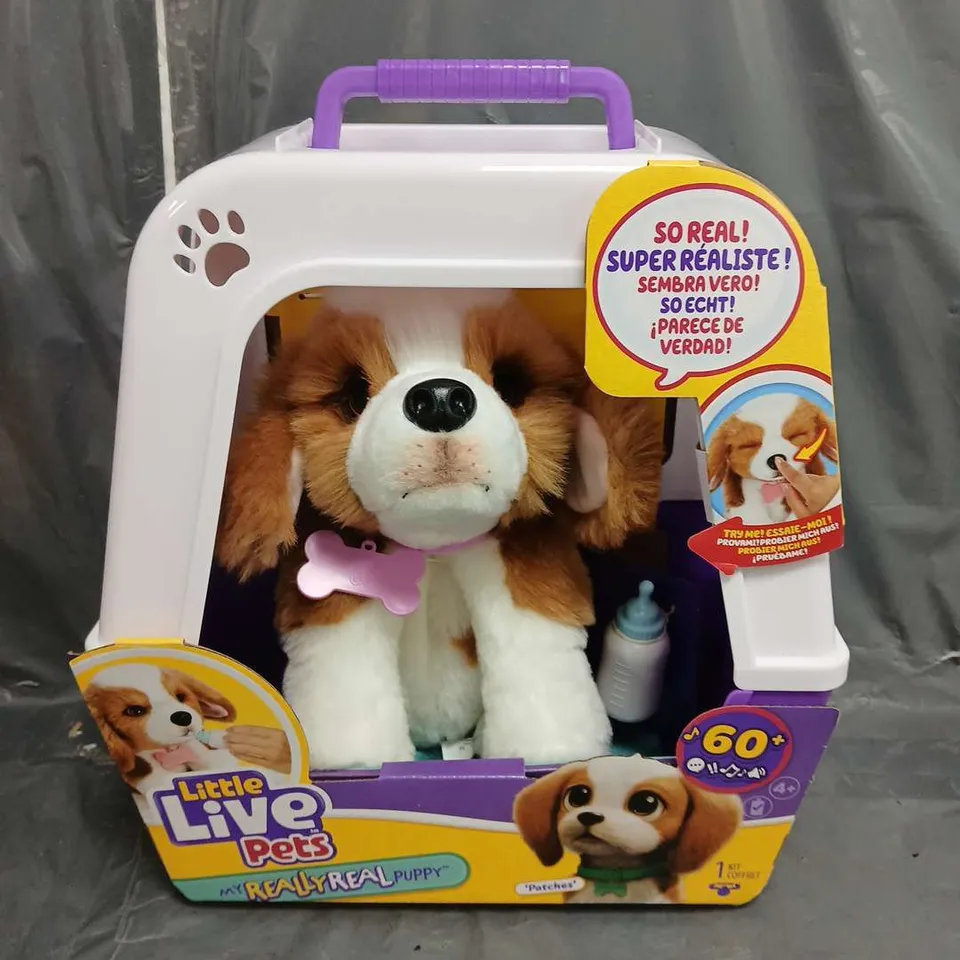 LITTLE LIVE PETS MY REALLY REAL PUPPY - PATCHES THE BEAGLE RRP £59.99