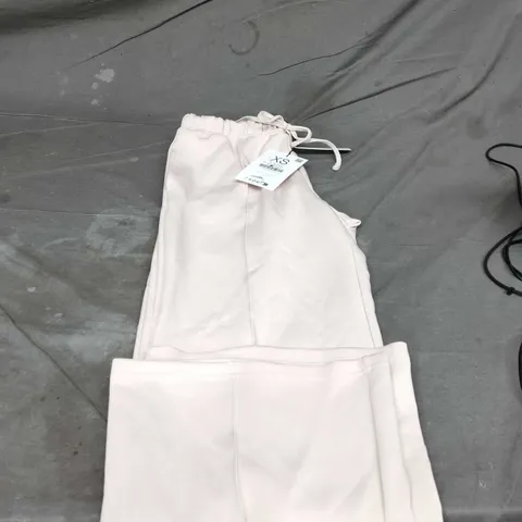 Stradivarius Women’s Cream Drawstring Trousers – XS