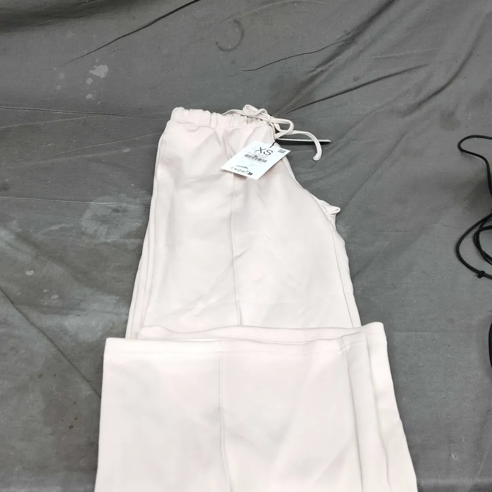 Stradivarius Women’s Cream Drawstring Trousers – XS