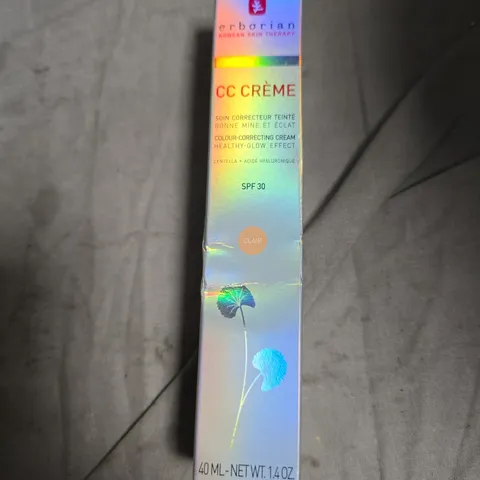 ERBORIAN CC CRÈME COLOUR-CORRECTING CREAM SPF 30 – CLAIR (40 ML)