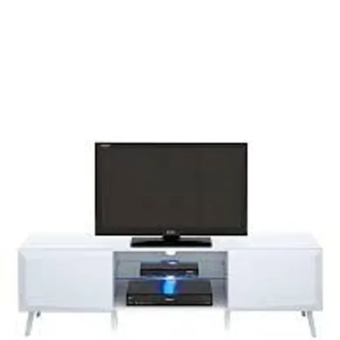 BOXED XANDER WIDE TV STAND WHITE (1 BOX)