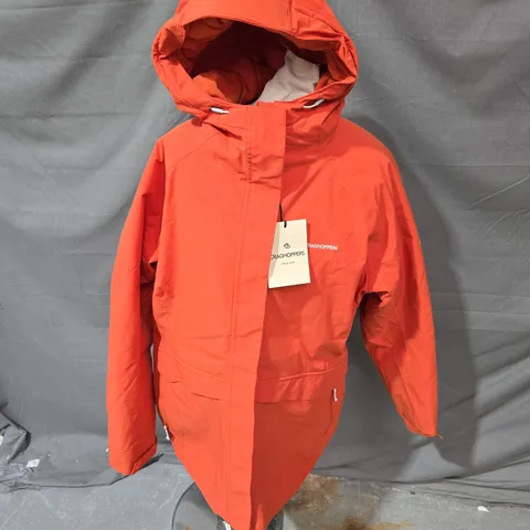CRAGHOPPERS WOMENS CALDBECK THERM JACKET – ORANGE OUTDOOR COAT