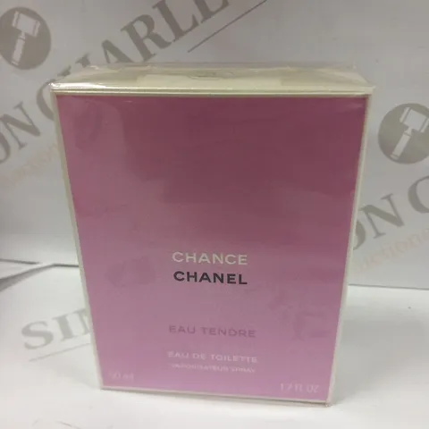 BOXED AND SEALED CHANEL CHANCE EAU TENDRE EAU DE TOILETTE 50ML