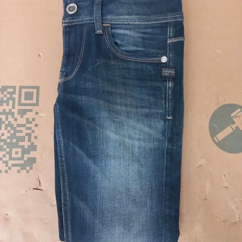 G STAR LYNN SKINNY WOMENS JEANS IN BLUE SIZE 27/34