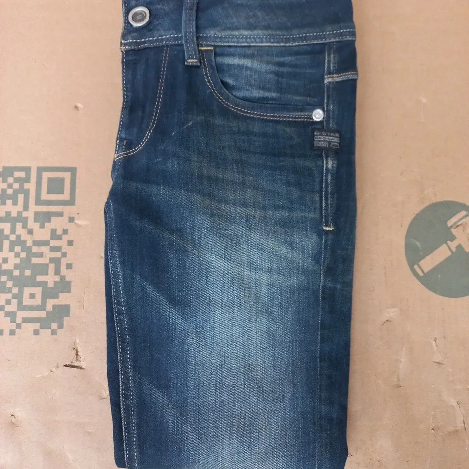 G STAR LYNN SKINNY WOMENS JEANS IN BLUE SIZE 27/34