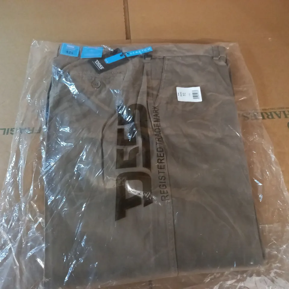 BAGGED D555 BRUNO TROUSERS IN STONE - 42 S 107CM