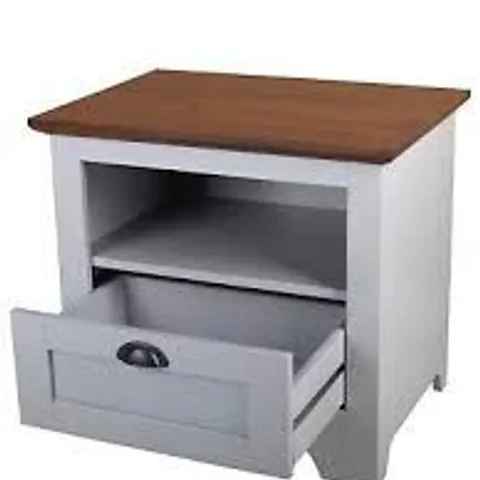 BOXED DEVON LAMP TABLE GREY - COLLECTION ONLY