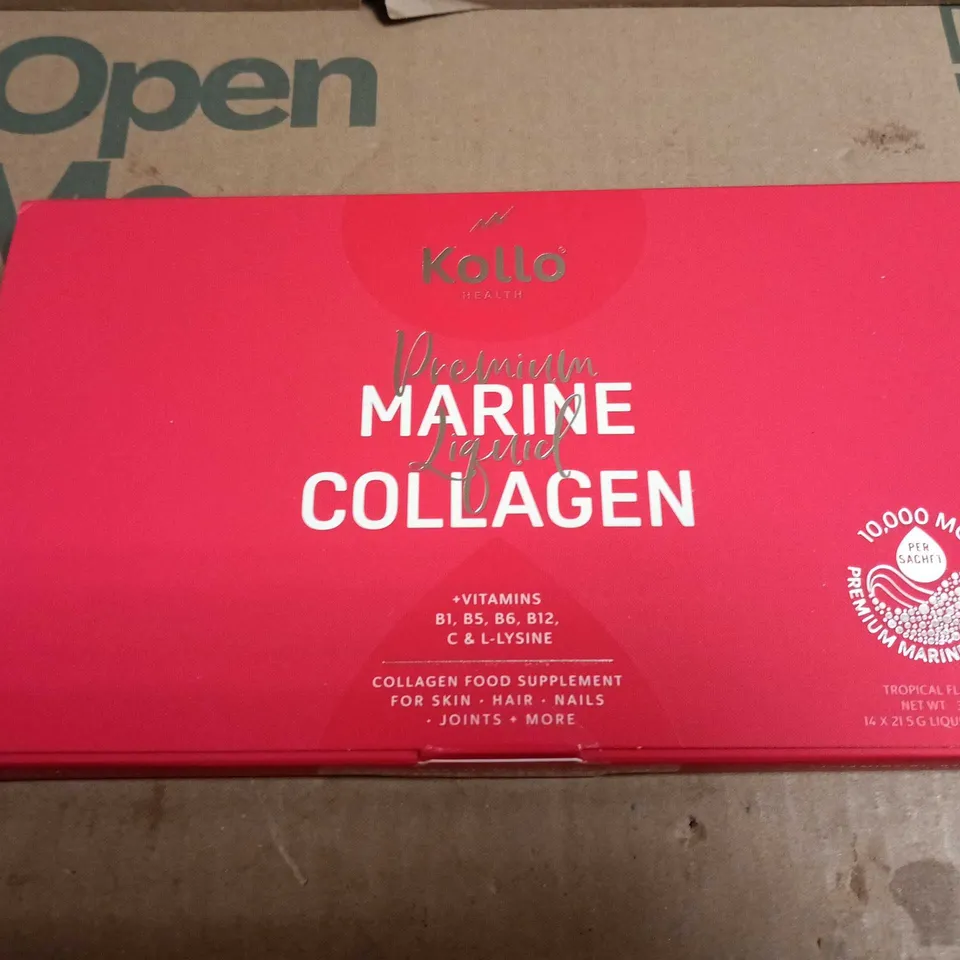 KOLLO HEALTH PREMIUM MARINE COLLAGEN – LIQUID SACHETS (14 X 21.5 G)
