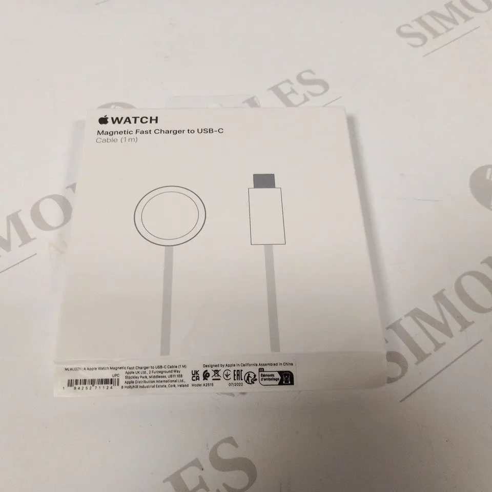 3 APPLE WATCH MAGNETIC FAST CHARGER TO USB-C 1M CABLES