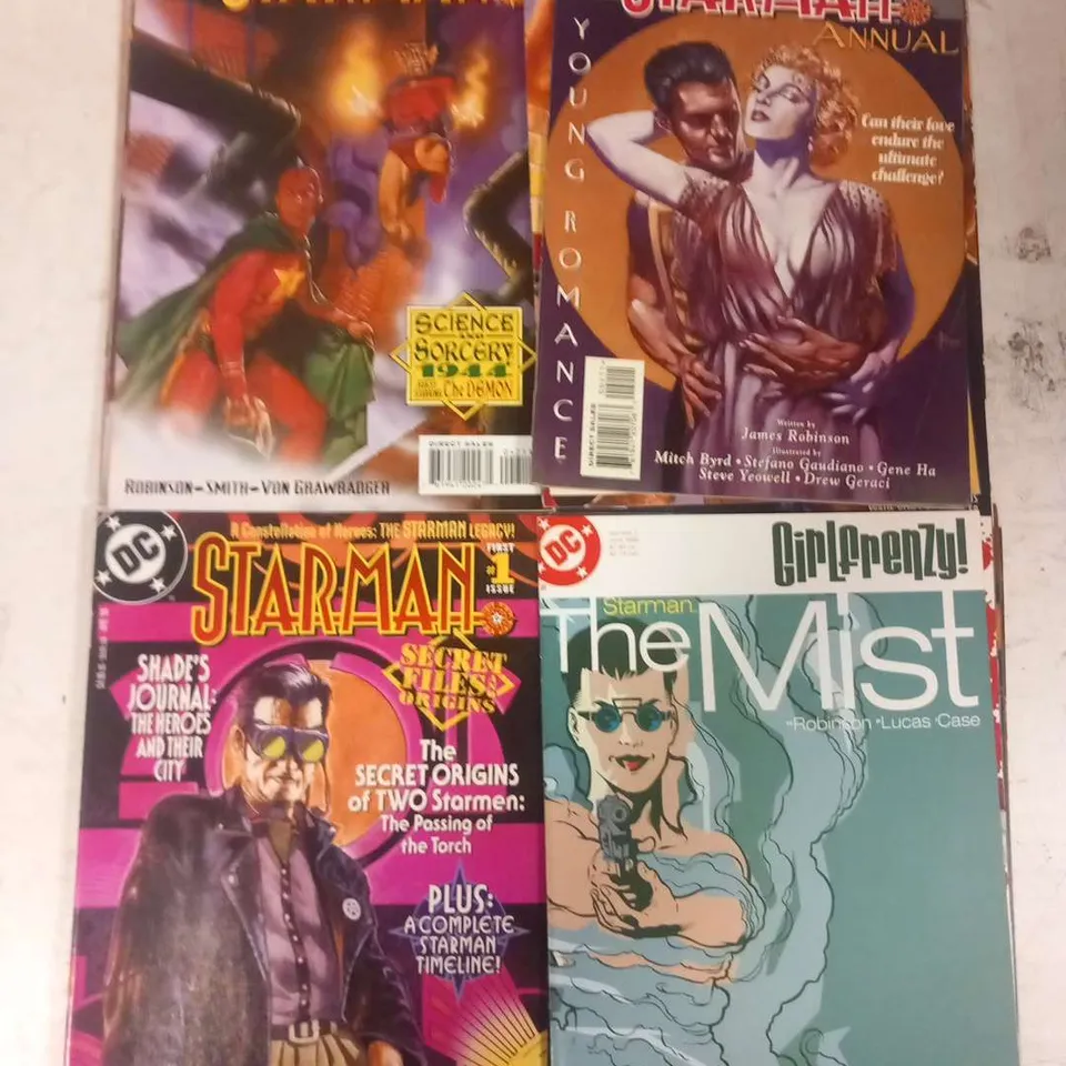 APPROXIMATELY 20 ASSORTED DC COMICS STARMAN AND THE SHADE COMICS