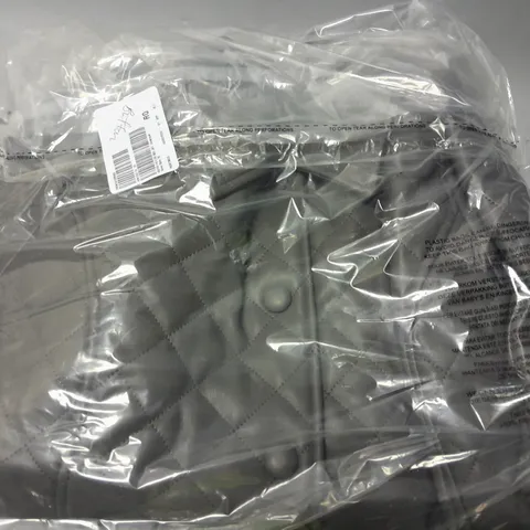 QUILTED JACKET IN GREY SIZE 16
