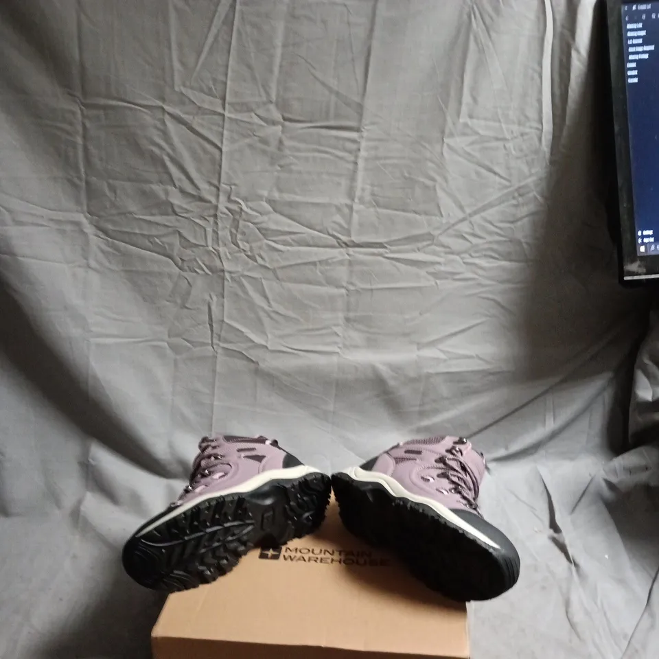 MOUNTAIN WAREHOUSE ADVENTURER WOMEN'S WATERPROOF WALKING BOOTS – LILAC, UK 4