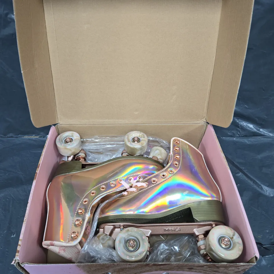 IMPALA QUAD ROLLER SKATES - LIMITED EDITION MARAWA ROSE GOLD SIZE 7