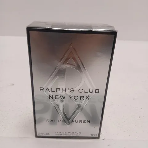 BOXED AND SEALED RALPH'S CLUB NEW YORK RALPH LAUREN EAU DE PARFUM 110ML