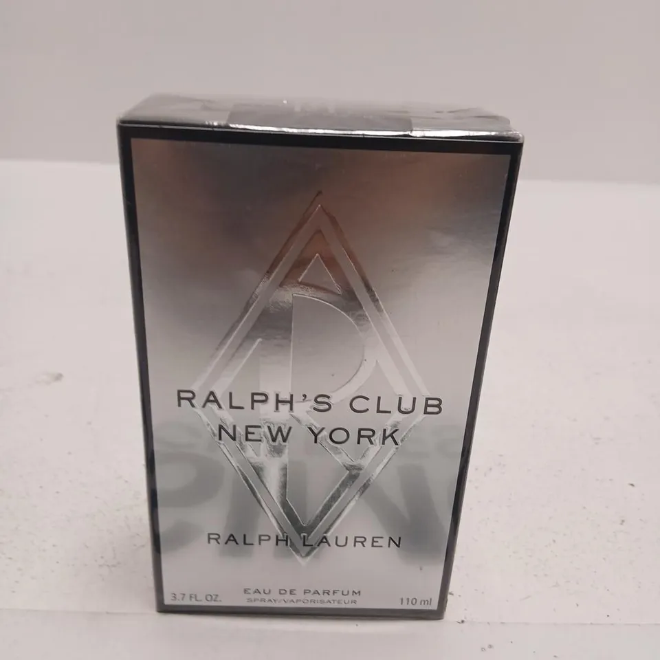 BOXED AND SEALED RALPH'S CLUB NEW YORK RALPH LAUREN EAU DE PARFUM 110ML