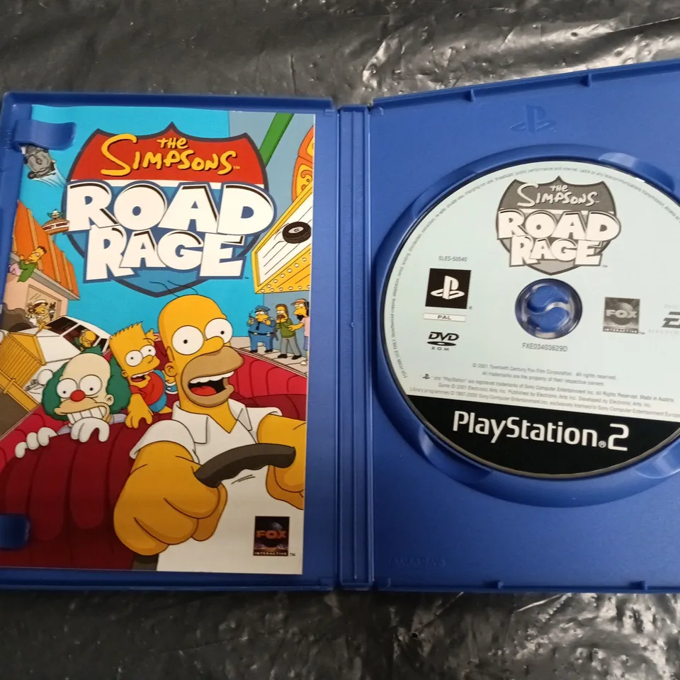 THE SIMPSONS ROAD RAGE FOR PS2