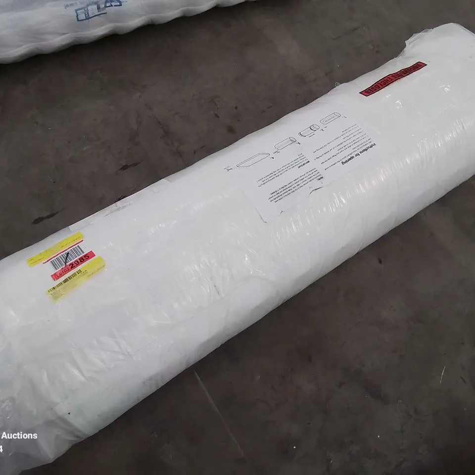 BAGGED AND ROLLED OPEN COIL SMALL 4' DOUBLE MATTRESS 