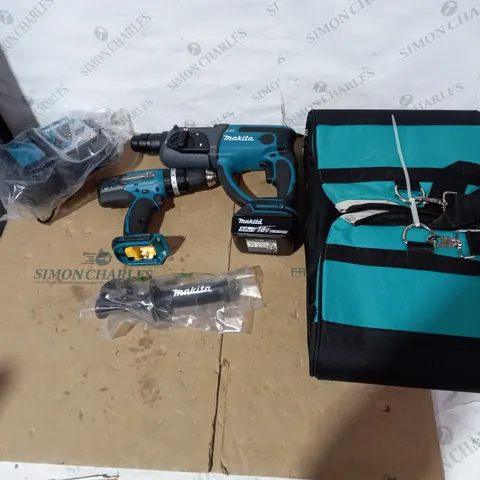 BOXED MAKITA LXT 18V LITHIUM-ION CORDLESS COMBI KIT