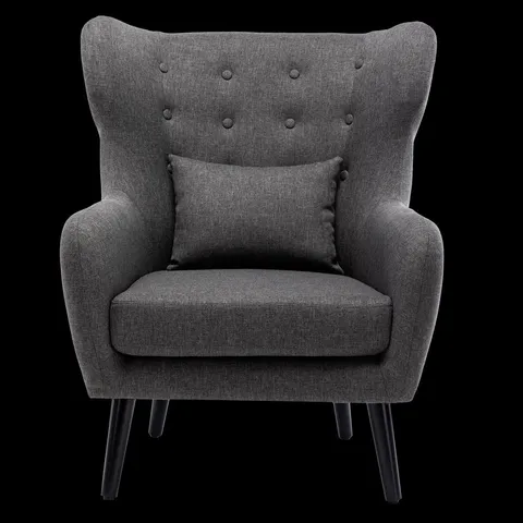 BOXED WINSLOW LINEN ACCENT CHAIR - GREY (1 BOX)
