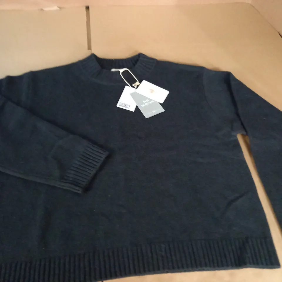 H&M CASHMERE DARK GREY JUMPER - EUR S