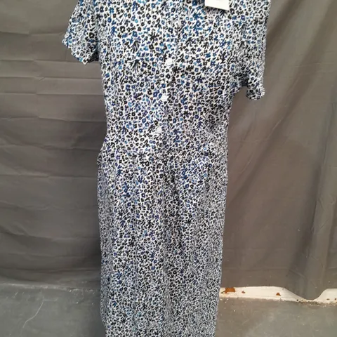 SEASALT CORNWALL MAINLAND DRESS IN BLUE - UK 12
