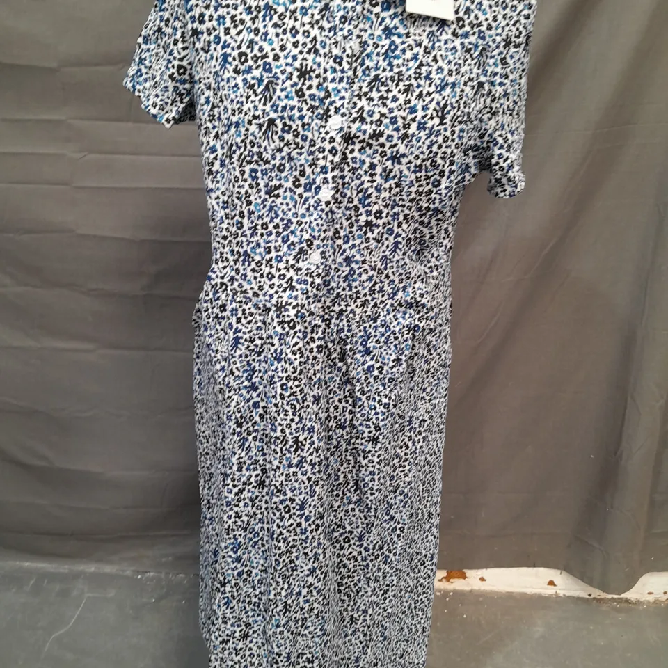 SEASALT CORNWALL MAINLAND DRESS IN BLUE - UK 12